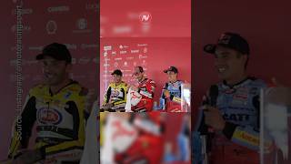 Interview Clips of Marc Pecco and Iannone  wdw ducatipanigale motogp wsbk [upl. by Aliuqehs]