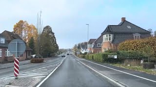 Driving In Silkeborg Denmark ðŸ‡©ðŸ‡° [upl. by Naitsabas]