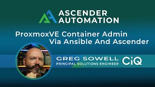 Admin Proxmox VE Containers With Ansible And Ascender [upl. by Tharp]