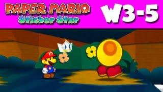 Paper Mario Sticker Star  W35  Loop Loop River Nintendo 3DS Gameplay Walkthrough [upl. by Blithe]