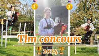 Tlm concours 2024 🏆🐴🥇  springen crossen high jump en dressuur 😱 [upl. by Annaitsirk]