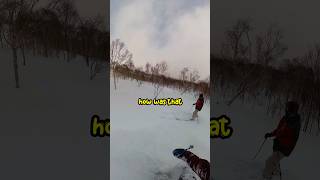 When its better than expected🔥 skiing japan mountains snow powderskiing snowboarding winter [upl. by Ssor]