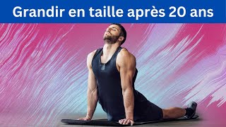 grandir en taille après 20 ans  5 exercices à faire [upl. by Roxi]