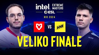 IEM RIO 2024  VELIKO FINALE  NaVi vs MOUZ [upl. by Olnek]