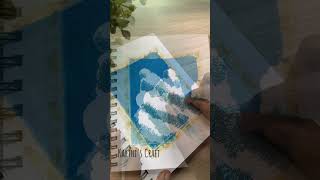 How to draw a Cloud Easily☁️ shortsfeed shortsvideo drawing tutorialtamil oilpastel [upl. by Anej]