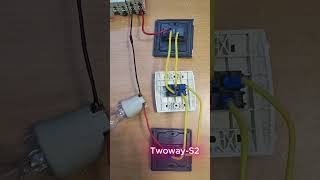 Twoway with Intermediate Switch Control bulb from 3 Locations [upl. by Yajnas]