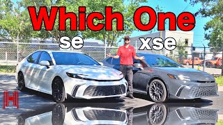 2025 Toyota Camry SE vs Camry XSE Comparison All Specs ampTest Drive [upl. by Ozne267]