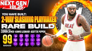 BEST 2WAY SLASHING PLAYMAKER BUILD ON NBA 2K22 NEXT GEN RARE BUILD SERIES VOL 26 [upl. by Ayortal299]