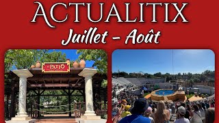 Actualitix le journal du Parc Astérix Juillet  Août 2022 [upl. by Evalyn]