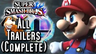 Super Smash Bros Wii U ALL Trailers Complete [upl. by Ayouqat309]