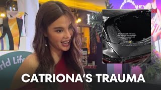 Catriona Gray recalls traumatic robbery experience in in London recently [upl. by Feirahs]