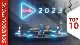 TOP 10 NEW FEATURES  Whats New in SOLIDWORKS 2023 [upl. by Ellennad]