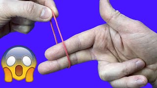 This Rubber Band Trick Will Make You Popular With Girls  Tutorial Best Rubber Band Magic [upl. by Rind]