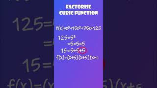 Easiest way to factorise x315x275x125 mathematics factorisationofpolynomials [upl. by Rimidalg]