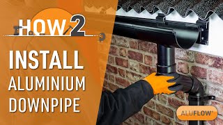 How to Install Gutter Downpipe  Aluflow® Guttering [upl. by Denny743]