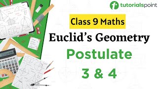 Class 9 Maths  Euclid’s Postulates Class 9  Part 2  Euclid’s Geometry  Tutorialspoint [upl. by Volotta]