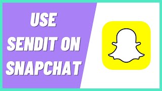 How To Use Sendit On Snapchat [upl. by Annayehc]