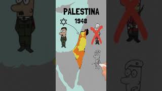 ISRAEL E PALESTINA EM 1 MINUTO [upl. by Gitel]