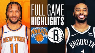 KNICKS at NETS  FULL GAME HIGHLIGHTS  January 23 2024 [upl. by Hteazile]