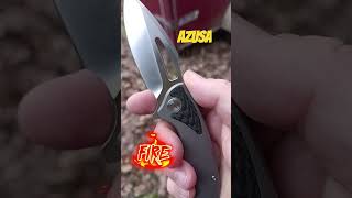 This knife is incredible  AZUSA bladeworksshorts premium edc epic shortvideos sweet [upl. by Marchak455]