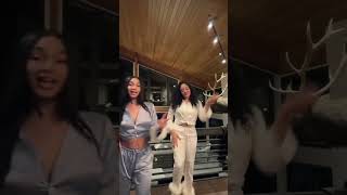 Bad bihh she soo ghetto  TikTok dance challenge dance challenge [upl. by Shafer]