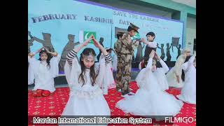 India ja ja Kashmir se Nikal jaa 🤍🕊️ Childrens performance on Kashmir Day [upl. by Homans]