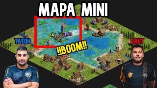 TATOH EL REY DE LOS DEMOS EN MAPA ULTRA PEQUEÑO AGE OF EMPIRES 2 [upl. by Nitsed733]