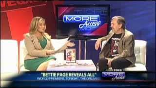 Mark Mori and Bettie Page Reveals All on Fox 5 News [upl. by Madian]