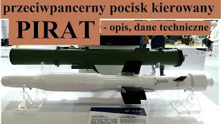 przeciwpancerny pocisk kierowany PIRAT  opis i dane techniczne [upl. by Thurlow679]