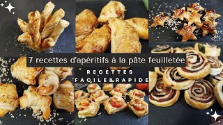 7 recettes d’apéritifs à la pâte feuilletée faciles et rapides pour surprendre vos invitésrecettes [upl. by Assert392]