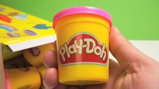 PlayDoh 24 Pack Colours Unboxing [upl. by Reinert]