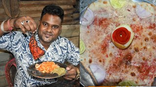 Hotel Badshah Ra Special Chicken Tandoori Sahita Masala Naan basudevvlogs [upl. by Annabel]