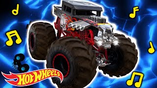 “Monster Truck Halloween”  Official Hot Wheels Monster Truck Music Video 🎃🎵 [upl. by Holofernes]