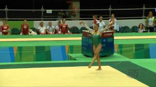 OLIVEIRA Lorrane BRA  2016 Olympic Test Event Rio BRA  Qualifications Floor Exercise [upl. by Atirihs]