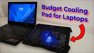 Geonix Laptop Cooling Pad with Noiseless Fan  Unboxing amp Review [upl. by Ozneral]