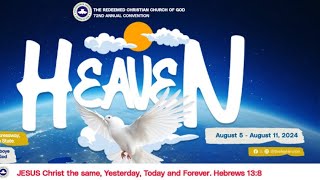 RCCG 72ND ANNUAL CONVENTION 2024  THEME HEAVEN  RCBC GRADUATION [upl. by Borlase708]