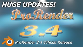 Radeon ProRender 34 Official Release  Updates New Features Compatibility and First Looks [upl. by Akihsat]