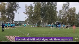 Technical drill with dynamic flexwarm up [upl. by Ybrek]