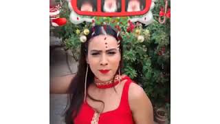 Campaign for LIKE APP  NIA SHARMA  RedFeather Entertainment P Ltd [upl. by Rap]