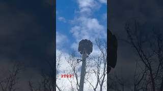 Federal signal 3T22A tornado siren in warrenville IL near the warrenville Bible chapel [upl. by Oedama]