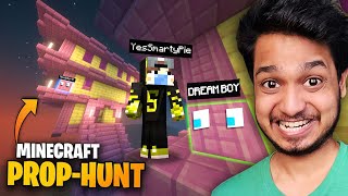 Funniest Prop Hunt In End City ftYesSmartyPie DREAMBOYYT Minecraft Hide amp Seek [upl. by Wareing]