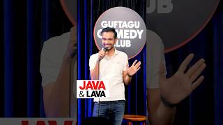 Java amp Lava  Crowd Work Stand Up Comedy By Vikas Kush Sharma shorts standupcomedy [upl. by Baal]