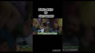 Chris woakes vs Shahid Afridi 🥶cricket shortsviral subscribe [upl. by Naashom]