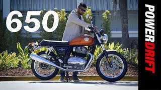 Royal Enfield Interceptor 650  Stock Exhaust Note  PowerDrift [upl. by Bearce]