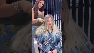 Creative Blonde Hair Transformation  Creamy Ash Blonde Hair Color Transformation [upl. by Gnuj]