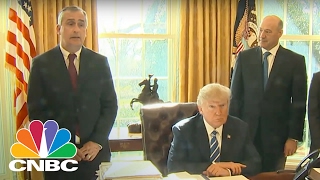 Intel CEO Meets With President Donald Trump In Oval Office  Power Lunch  CNBC [upl. by Eetsud]