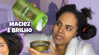 Finalizando o cabelo com Inoar Argan Oil System  Resenha  Rapha Oscar [upl. by Eciruam681]