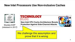 Attack Directories Not Caches Side Channel Attacks in a NonInclusive World [upl. by Amalbena]