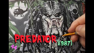 Lets Paint Predator 1987 VIDORAMA Episode 44 [upl. by Balthasar420]