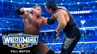 FULL MATCH  Undertaker vs Triple H  No Holds Barred Match WrestleMania XXVII [upl. by Enerod]